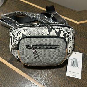 Steve Madden Natural Convertible Belt Bag. Brand New With Tags.